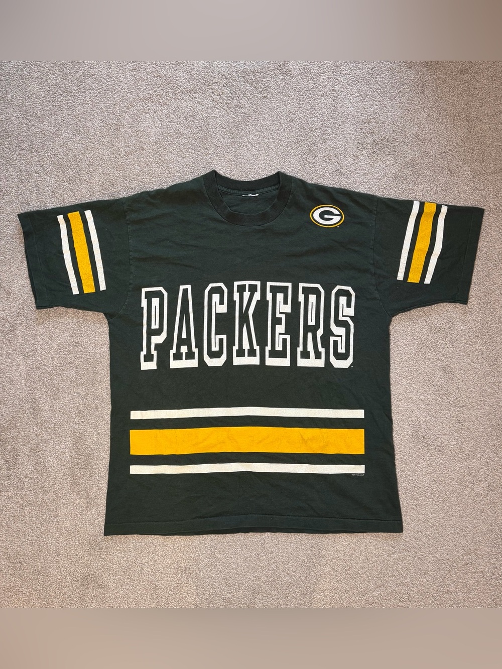 Vintage Green Packers Brett Favre Graphic Tee